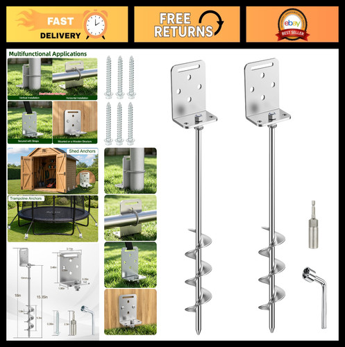 Ground screw anchors - screw,
