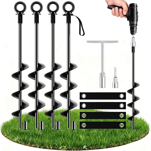 Ground anchors heavy - ground, tent