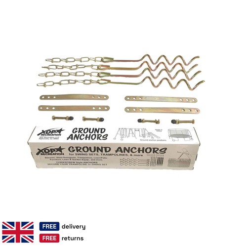 Metal swing set anchor - swing,