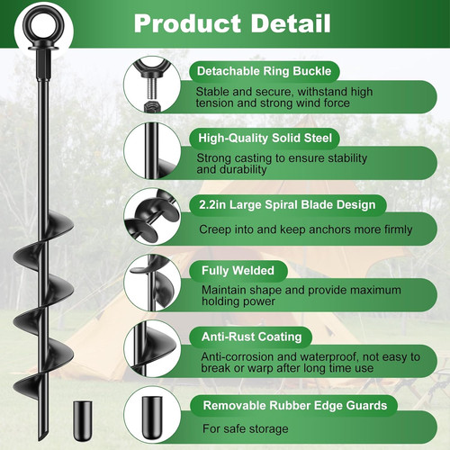 Ground anchors heavy - anchors,