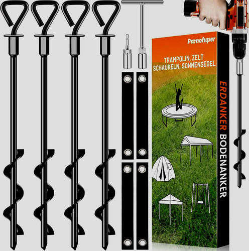 Ground anchors heavy duty tent - anchors,