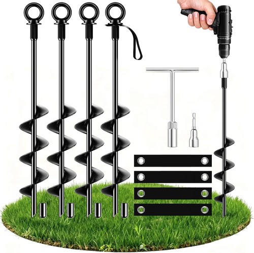 Ground anchors heavy - ground, tent
