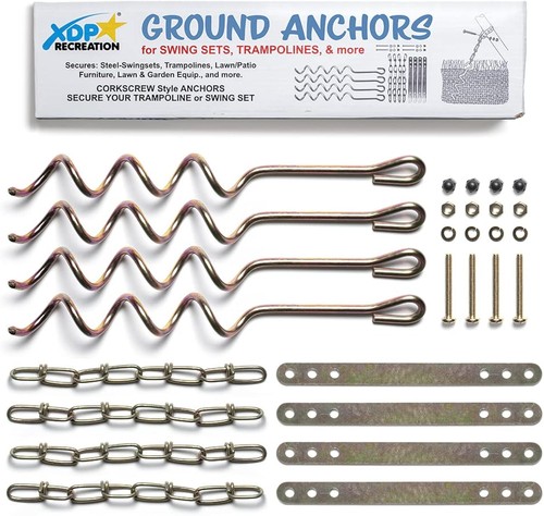 Metal ground anchor - anchor, kit
