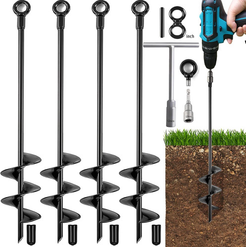 Ground anchors heavy duty - ground,