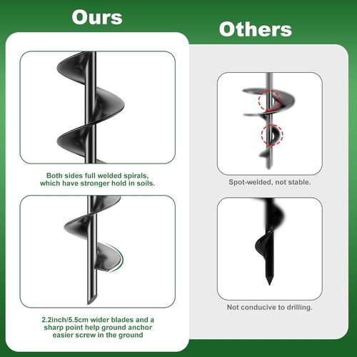 4pcs ground anchors heavy duty - ground,
