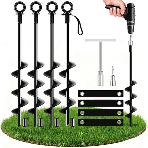 Ground anchors heavy duty - duty, tent
